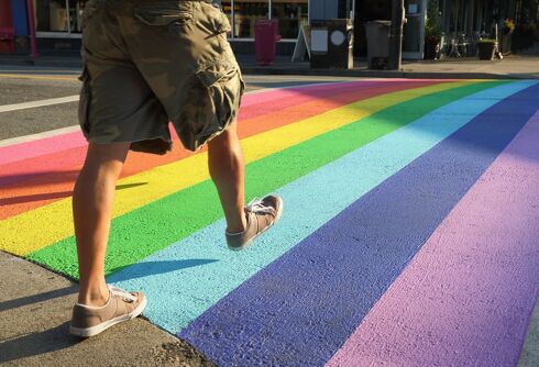 Conservative politician attacks rainbow crosswalks for the dumbest reason ever