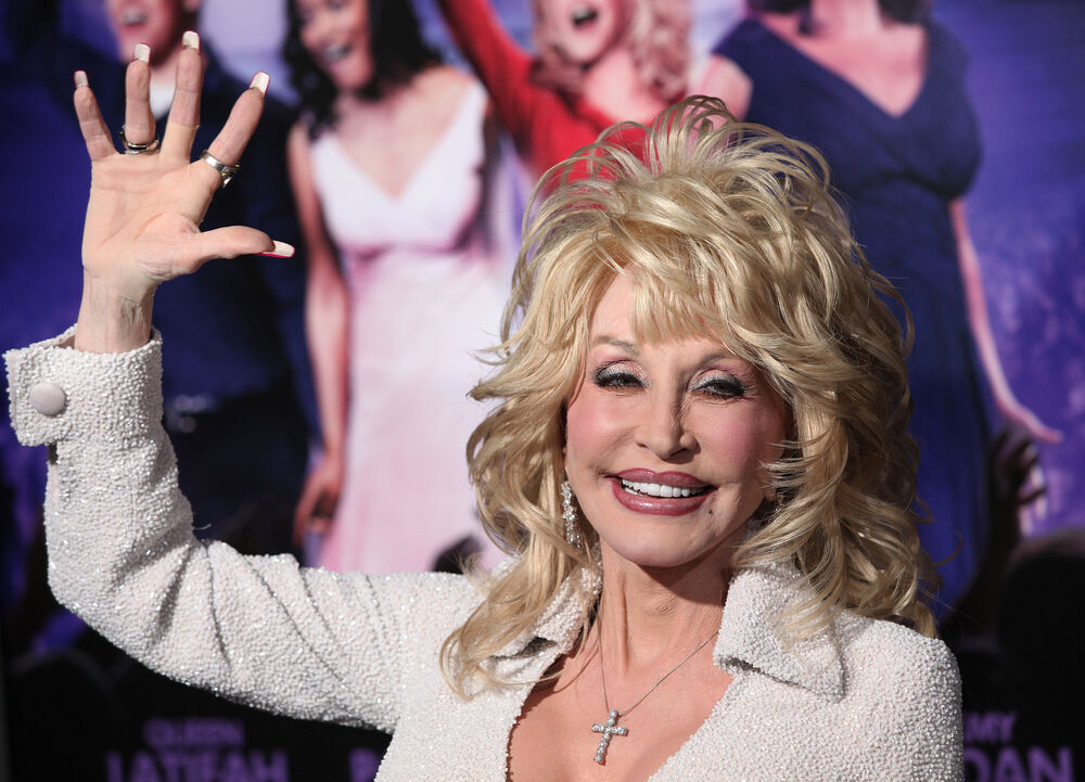 Dolly Parton arriving to "Joyful Noise" Los Angeles Premeire on January 19, 2012 in Hollywood, CA