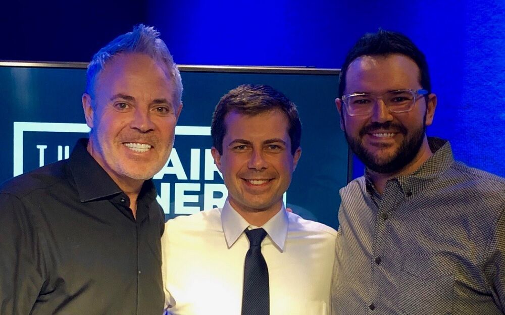 Blair Garner and Pete Buttigieg