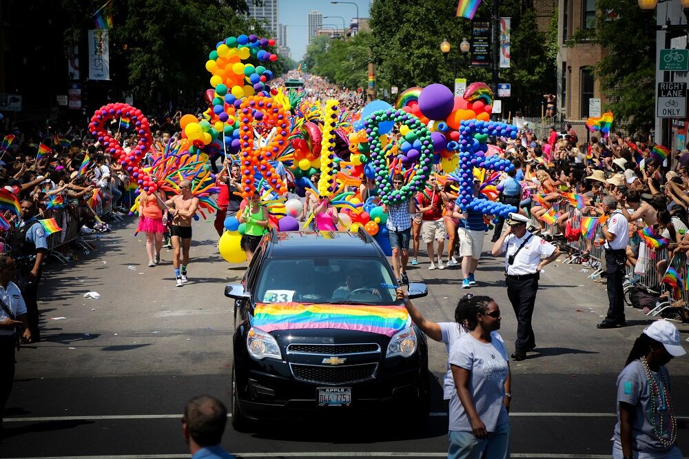 Scene from 2012 Chicago Pride