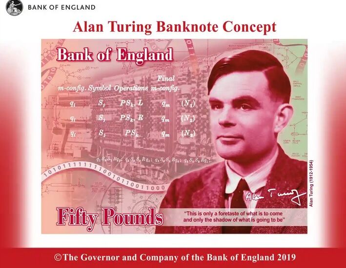 A mock-up of the bank note.