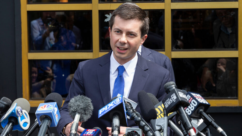 Pete Buttigieg shut down a supporter who tried to blame black people for police brutality
