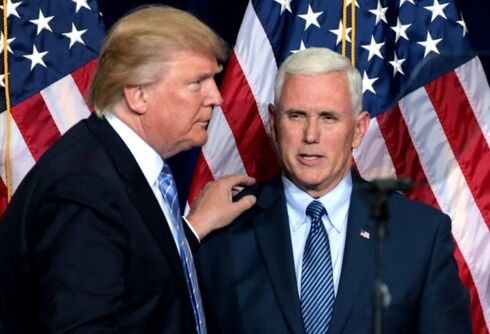 Mike Pence finds himself tied to the mast of the sinking S.S. Trump