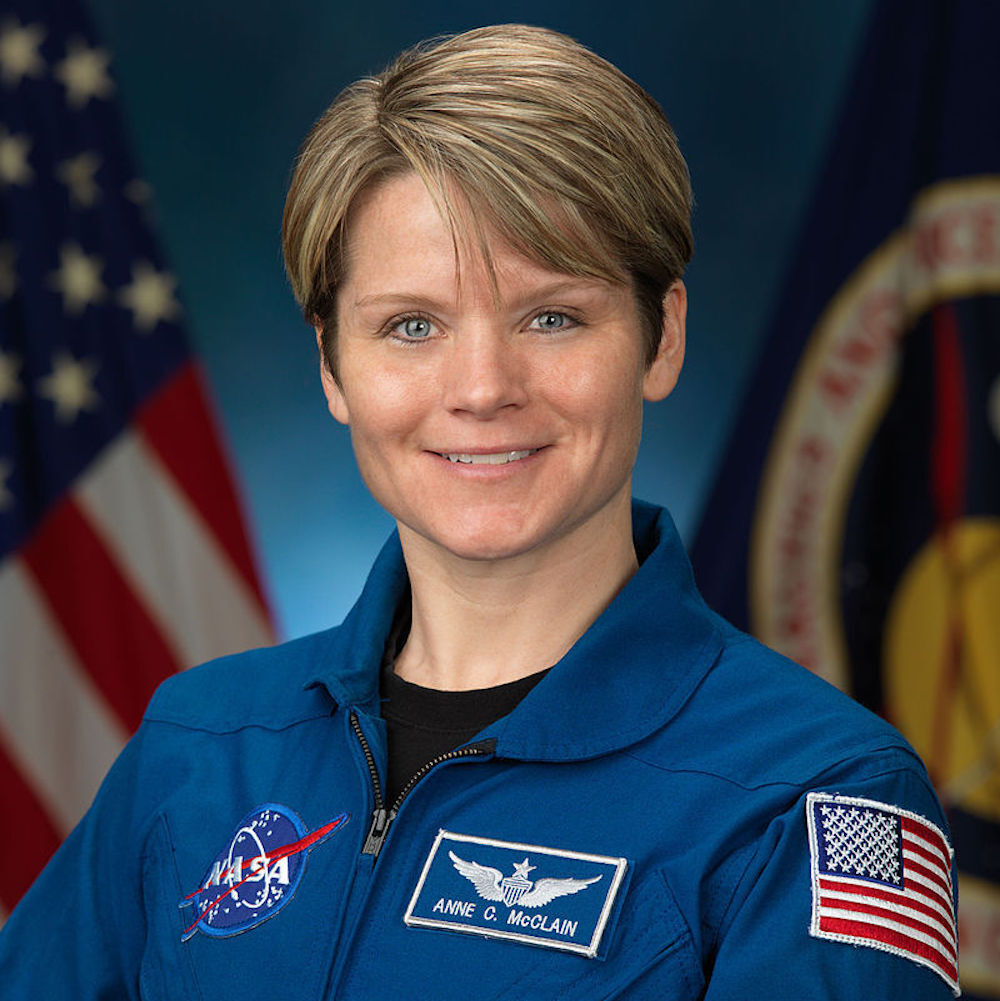 Anne C. McClain, astronaut, space crime, lesbian