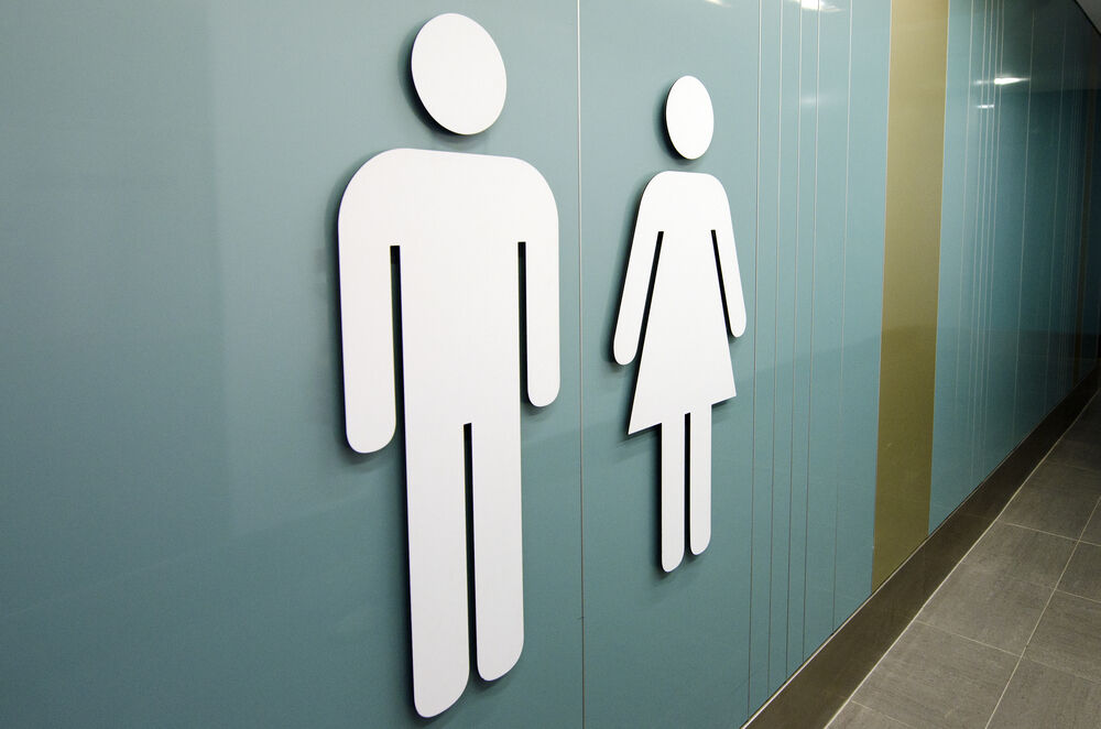 bathroom gender stick figures