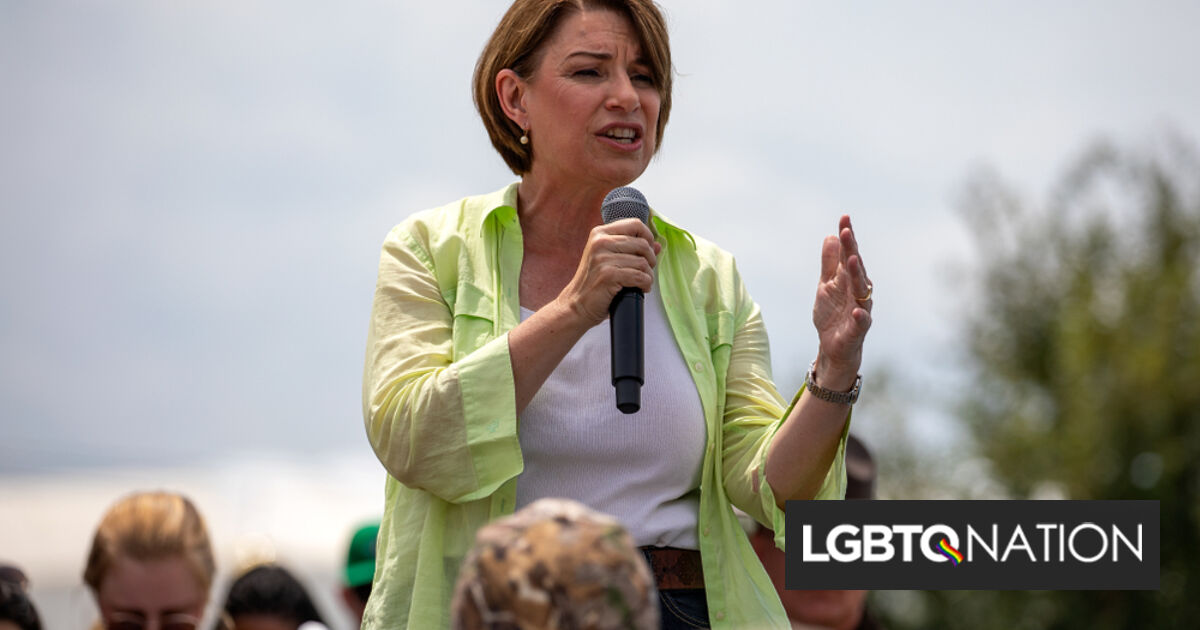 Presidential candidate Amy Klobuchar sat down to talk about trans
