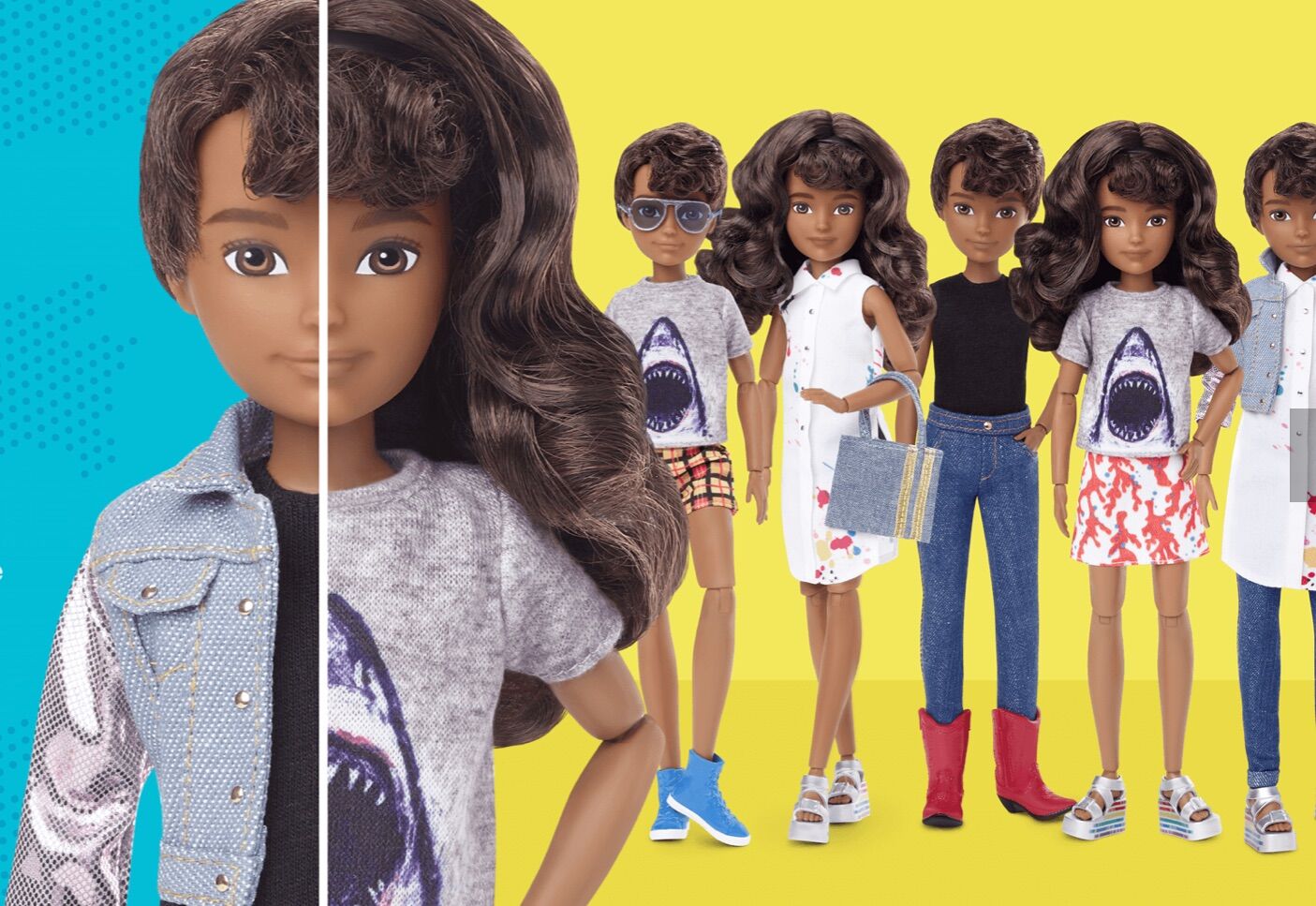 Mattel is launching "Creatable World," a new line of gender neutral dolls