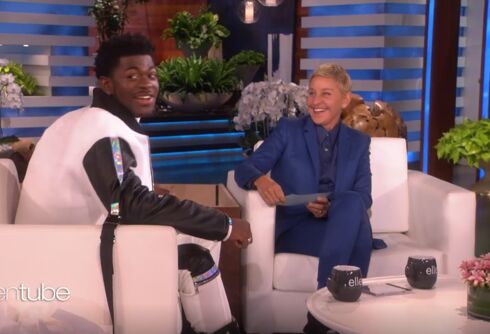 Ellen talks coming out with Lil Nas X… & tells him he’s ‘very good-looking’