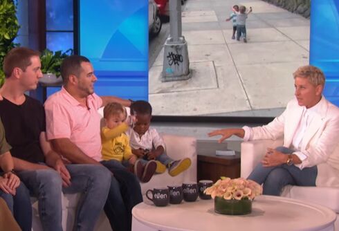 Remember those hugging toddlers from the viral video? One of them has 2 dads.