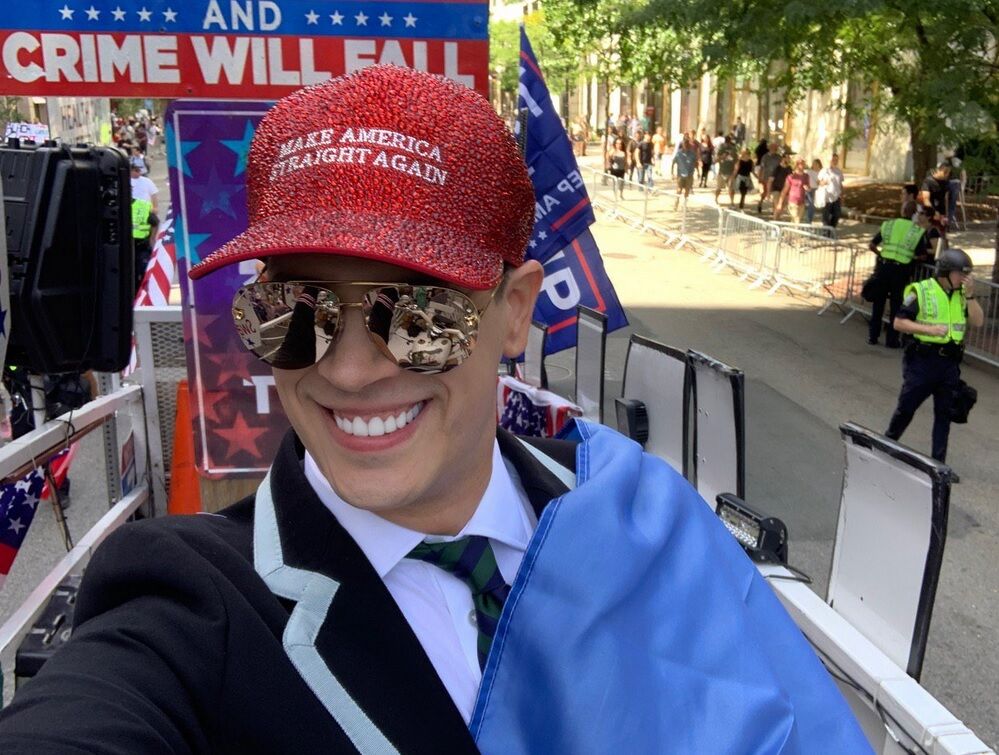 Gay man Milo Yiannopoulos was the Grand Marshal of the Straight Pride Parade.