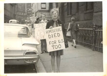 The first organized gay rights protest was five years before Stonewall