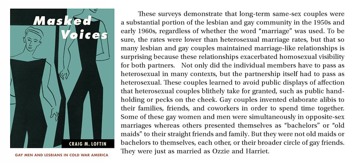 The History Of Same Sex Relationships Is The History Of Marriage
