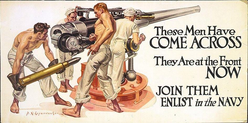 Frank Leyendecker WWI recruiting poster