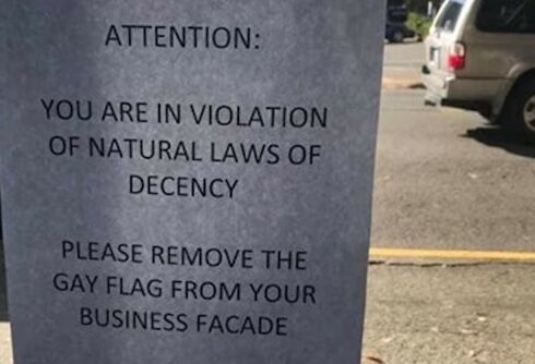 Businesses are getting threats over their rainbow flags. So the community banded together.