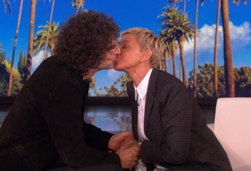 Ellen is so desperate to move past George W. Bush criticism that she kissed Howard Stern
