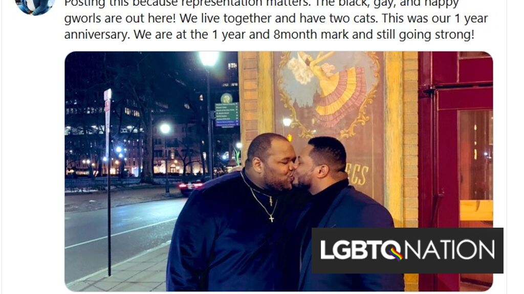 A Picture Of 2 Black Men Kissing Went Viral Heres Why People Love It Lgbtq Nation