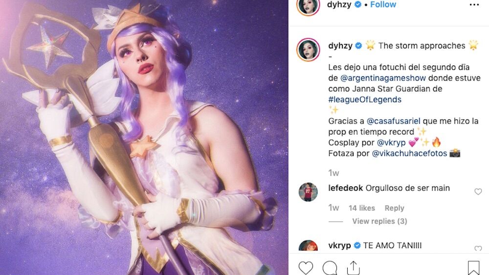 The son of Argentina's president-elect is Estanislao Fernàndez, a 24-year-old who moonlights as a cosplaying drag queen named Dyzhy