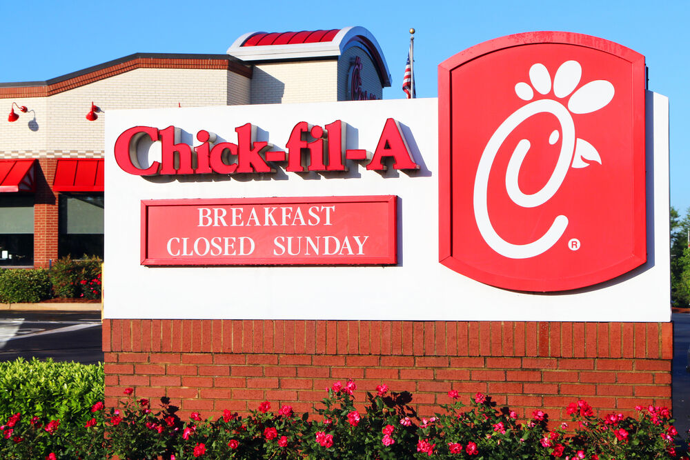 Fast food chain Chick-fil-A is owned by religious conservatives and closed on Sundays.