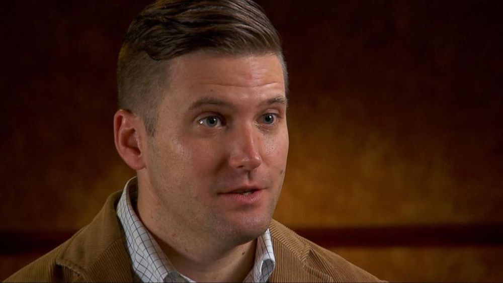 Richard Spencer is a clean cut white man and a total Anti-Semitic racist.