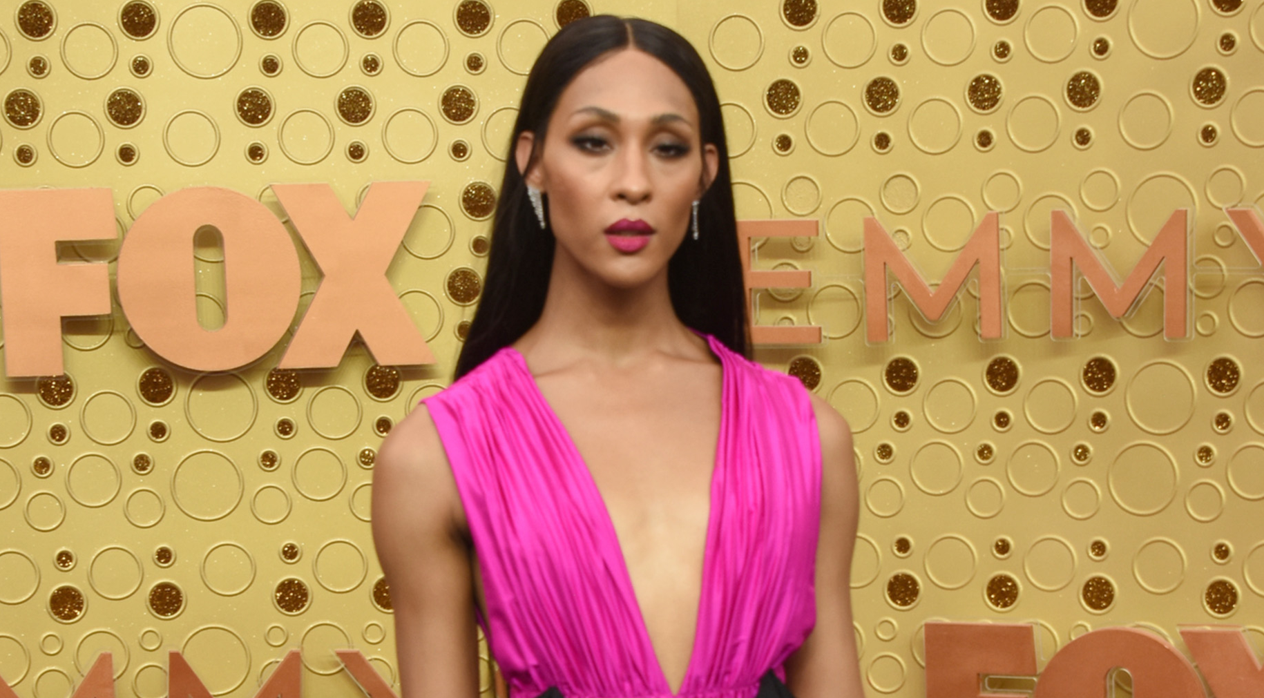Mj Rodriguez at the Primetime Emmy Awards - Arrivals at the Microsoft Theater on September 22, 2019 in Los Angeles, CA.