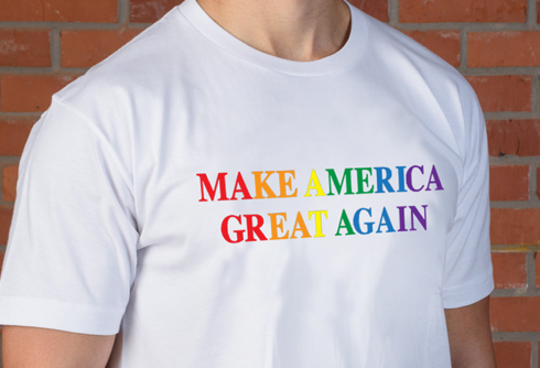 Donald Trump is selling a Pride T-shirt just in time for the holidays