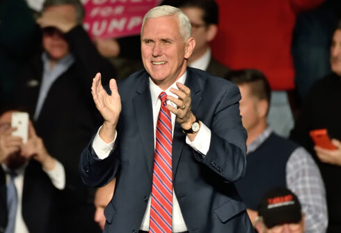 Pence tells evangelicals to pray for “four more years” if they want to get rich