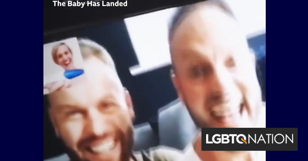 This Gay Couples Joyous Moment They Found Out Theyre Going To Be Dads Was Caught On Video 3608