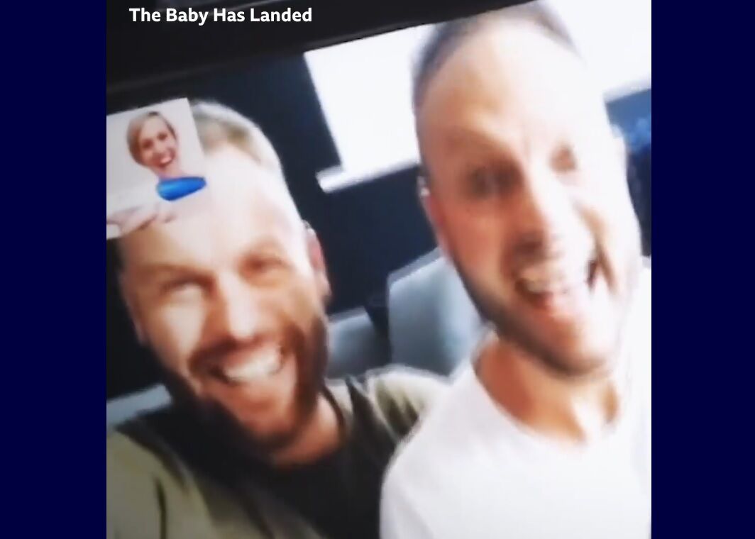 Craig and Paul finding out they were going to be dads