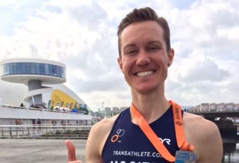 Chris Mosier is the first out transgender man to qualify for a men’s Olympic trial