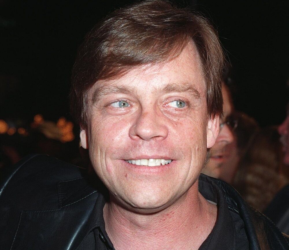Mark Hamill at the 1997 premiere of "Starship Troopers."