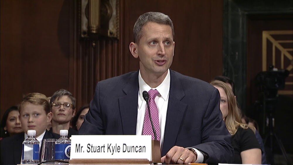 Stuart Kyle Duncan, a judge on the U.S. Fifth Circuit Court of Appeals