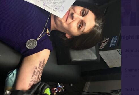 Trans politician Danica Roem got the Equal Rights Amendment tattooed to her arm