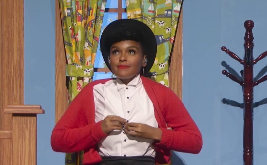 Janelle Monae at the Academy Awards
