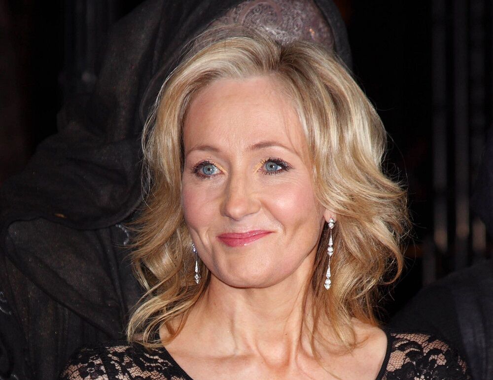 J.K. Rowling at the world premiere of "Harry Potter and the Deathly Hallows" in 2010.