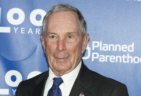 Mike Bloomberg said trans rights are about “some man wearing a dress” using a locker room with girls