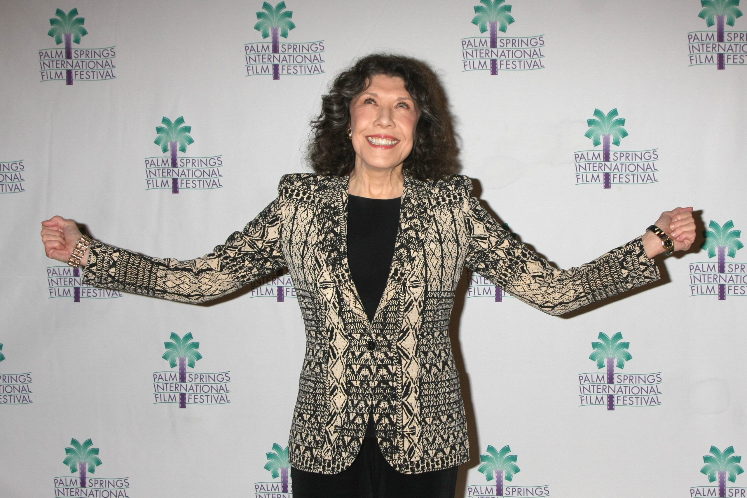 Lily Tomlin at the "Grandma" Q & A at PSIFF at the Annenberg Theater at Palm Springs Art Museum on January 4, 2016 in Palm Springs, CA