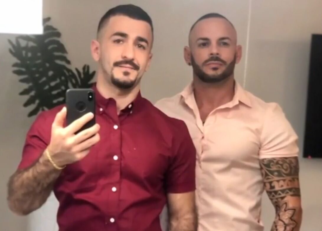 Franco Conquista (left) and Israel Carreras