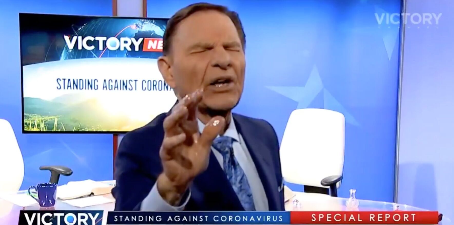 Televangelist Copeland is “curing” people of coronavirus