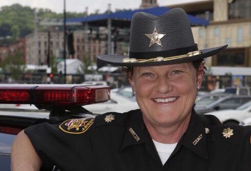 The sheriff fired a lesbian deputy. Now she’s running against him & his own party is backing her.