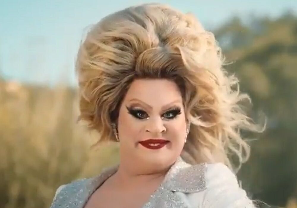 Nina West in the Pantene ad