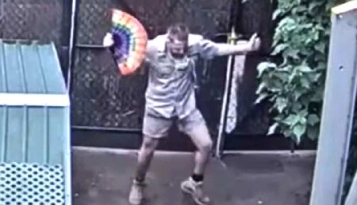 Adam the zookeeper dances at Zoo Victoria