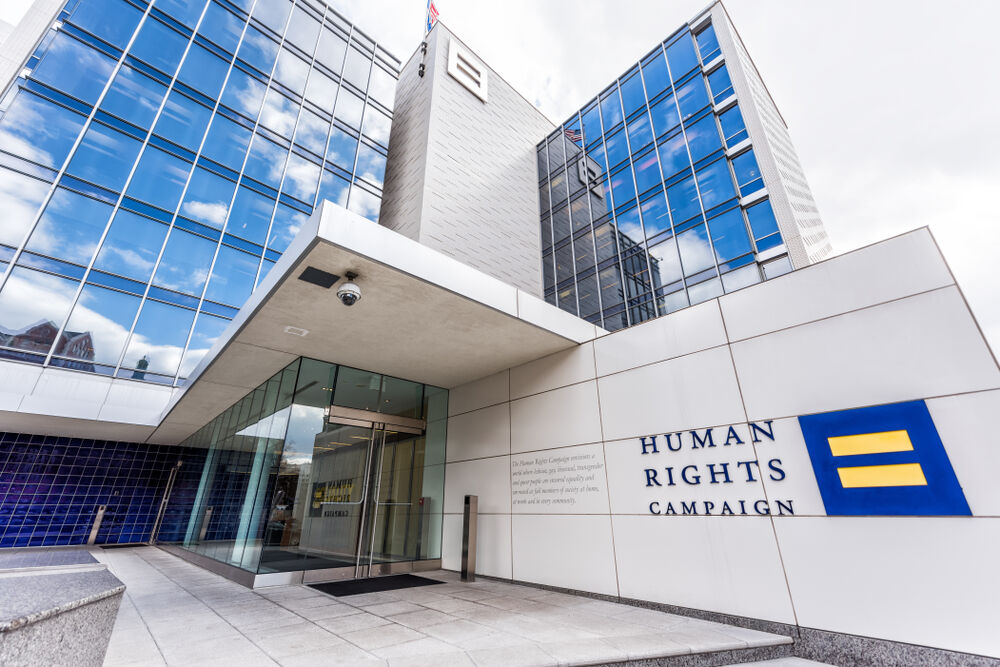 The Human Rights Campaign offices in Washington, DC.