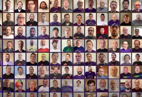 150 gay men sang together virtually & the result is incredible