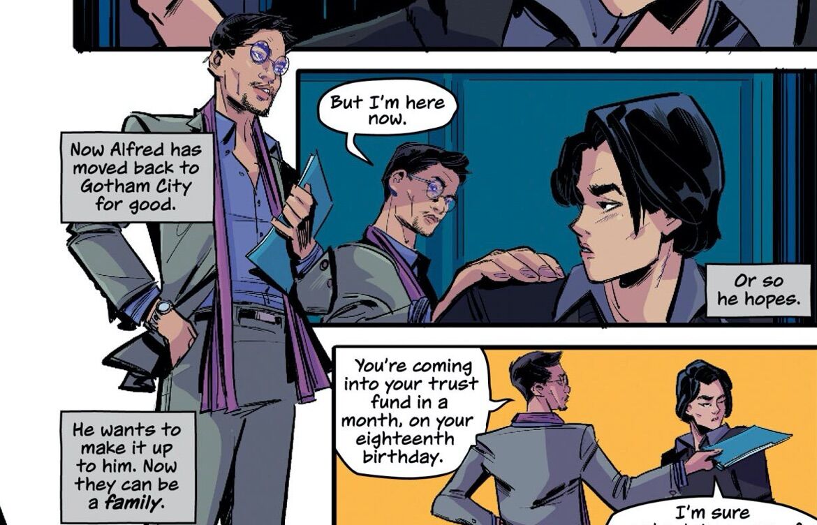 Uncle Alfred is Bruce Wayne's gay uncle in a new graphic novel