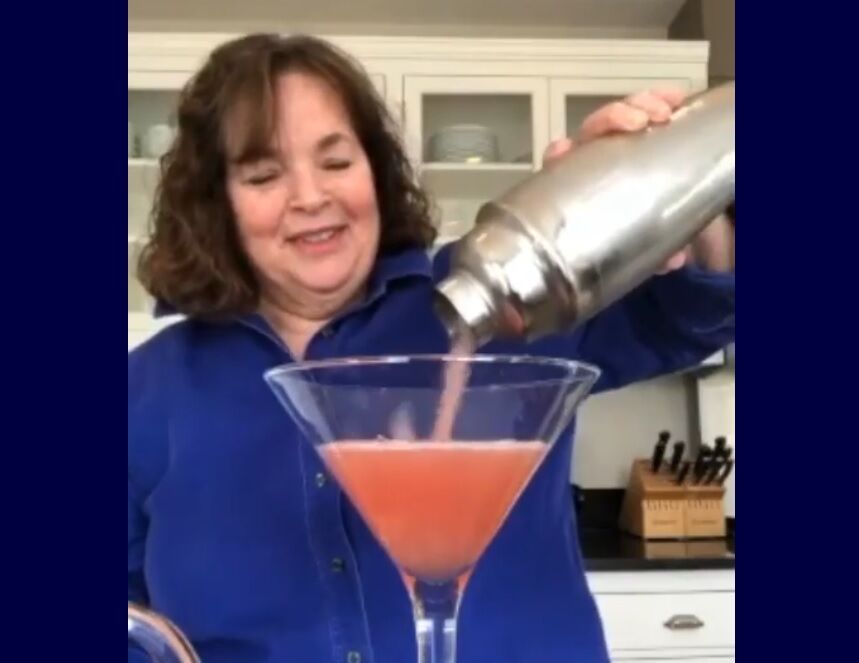 Ina Garten shares the best cosmo recipe to drink "during a crisis