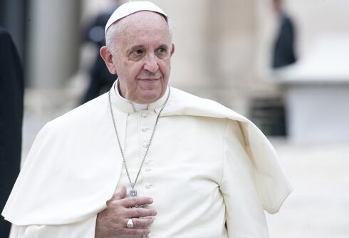 Pope Francis says homosexuality is not a crime in “historic” statement