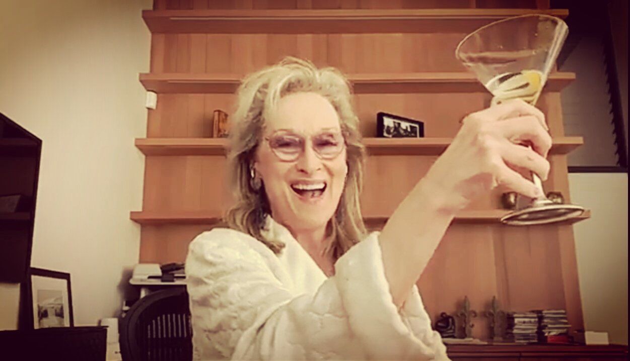 Meryl Streep will drink to that