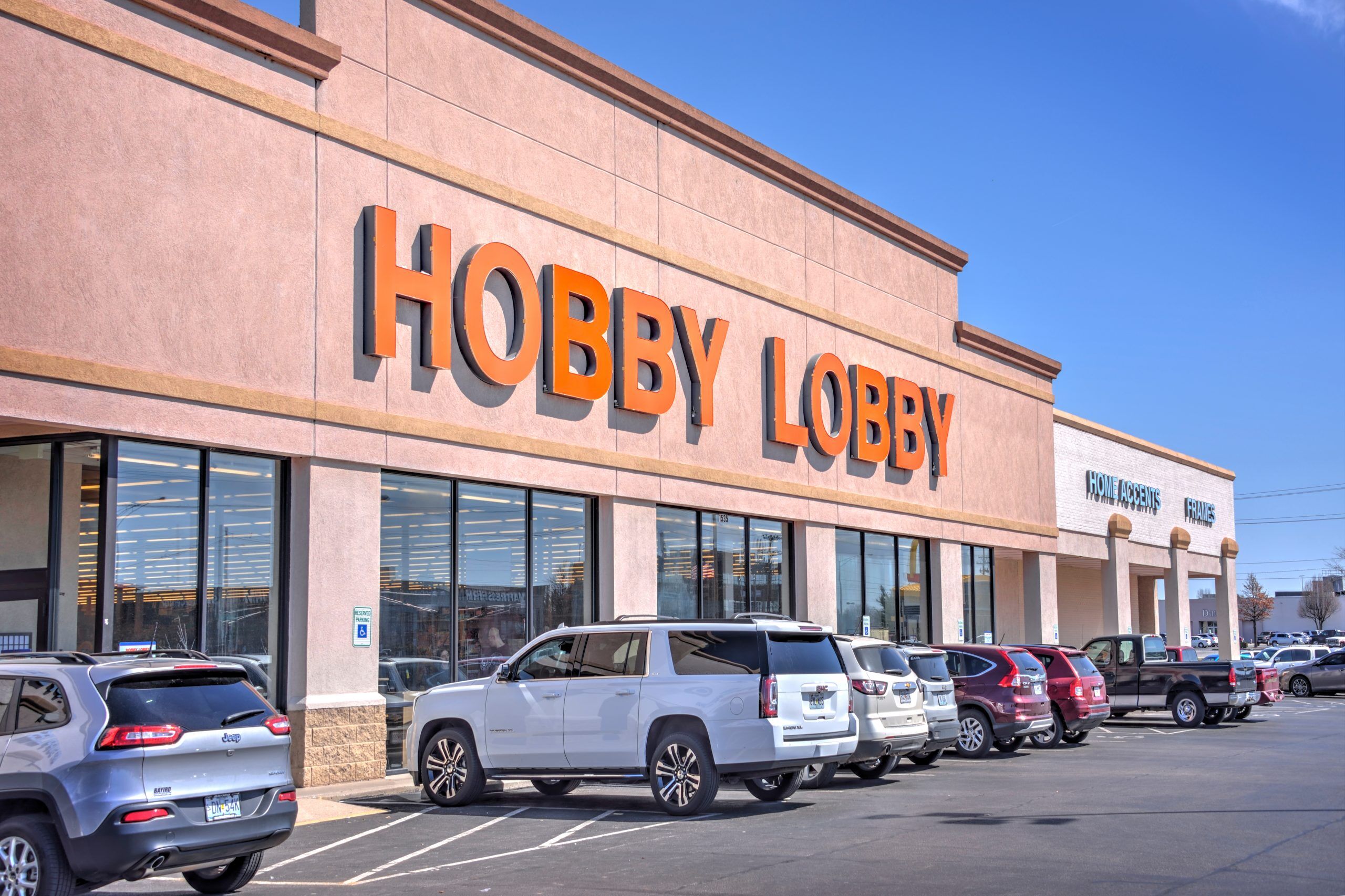 Springfield, Missouri - March 22, 2019: Hobby Lobby stores nationwide are defying coronavirus precaution measures