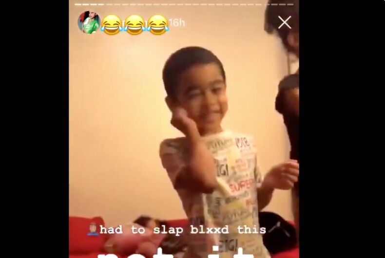 A Babysitter Was Caught On Video Slapping A Boy For Being A Gay A B Ch His Family Went To War Lgbtq Nation A Babysitter Was Caught On Video Slapping A Boy For Being A Gay A B Ch His Family Went To War Lgbtq Nation
