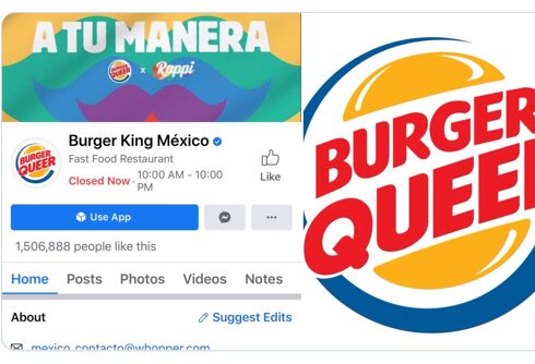 Burger King changes logo to “Burger Queer” to honor Pride month